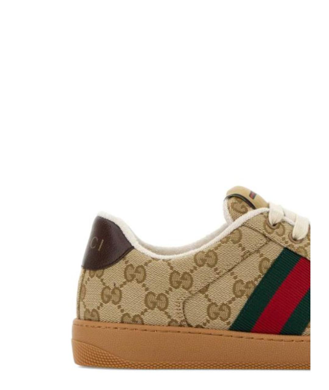 GUCCI Мульти текстильные кеды, фото 3