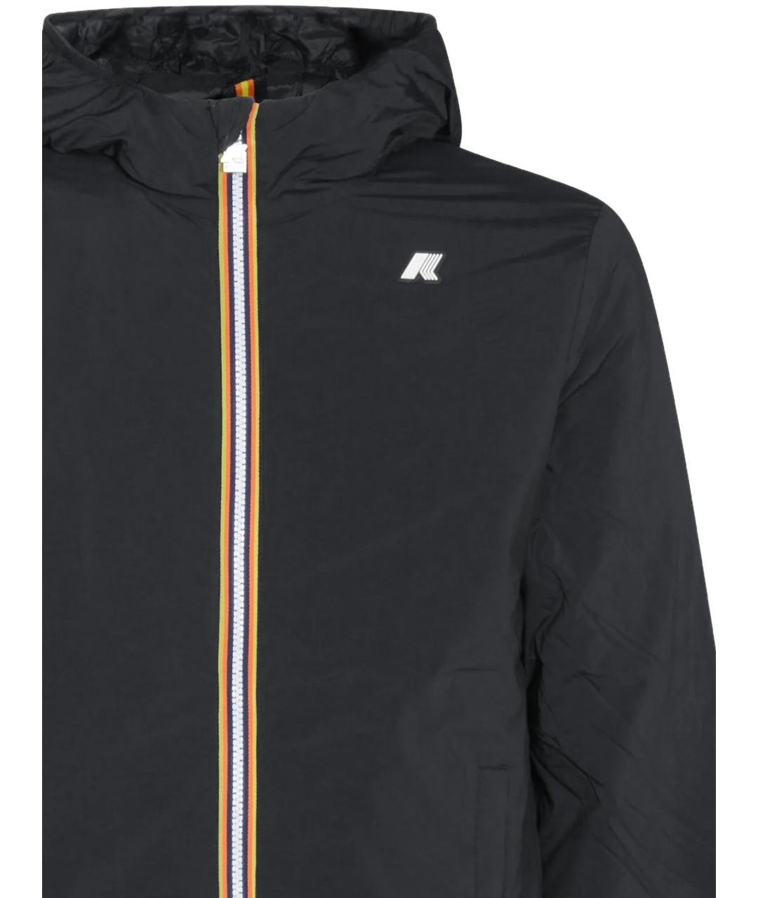 K-WAY Черная полиамидовая куртка, фото 2