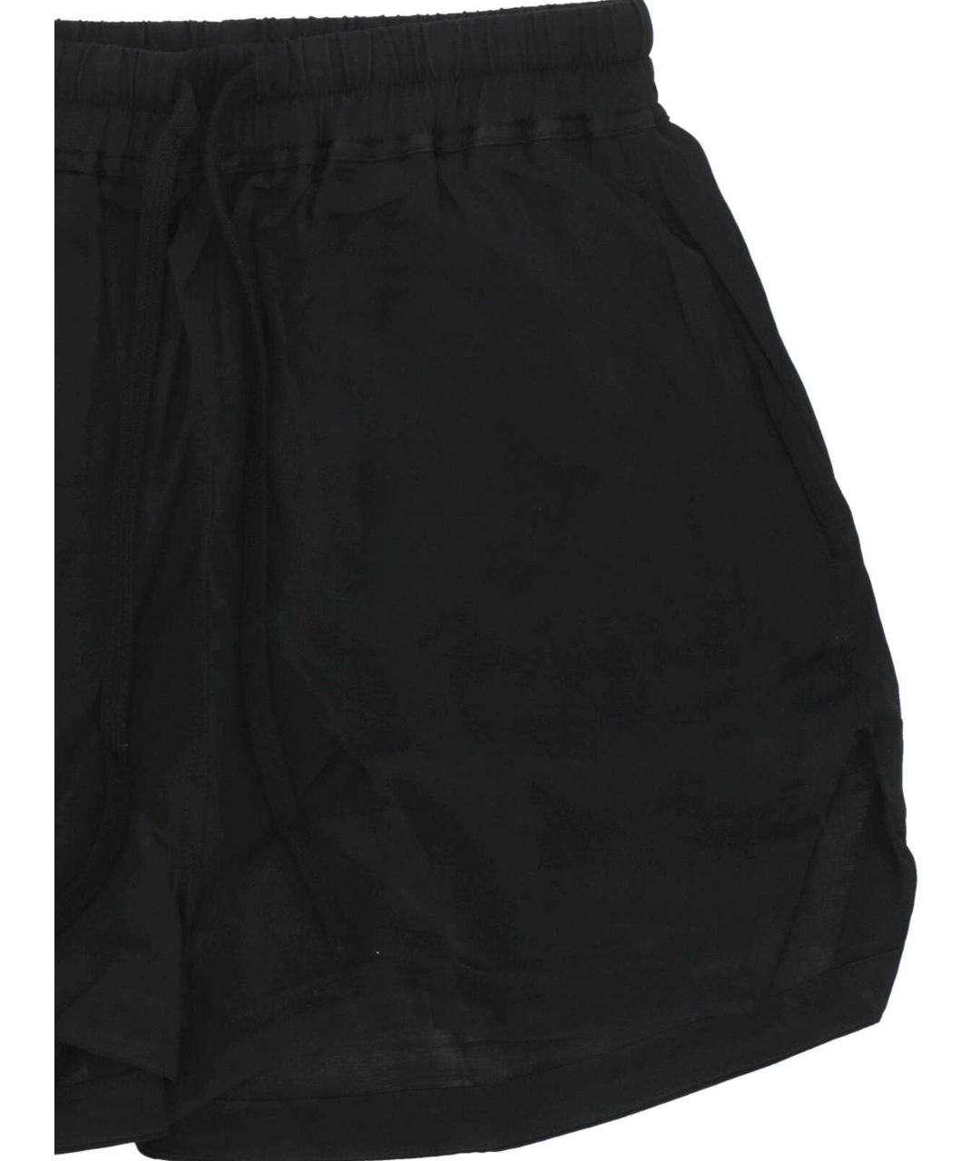 THOM KROM Черные вискозные шорты, фото 2