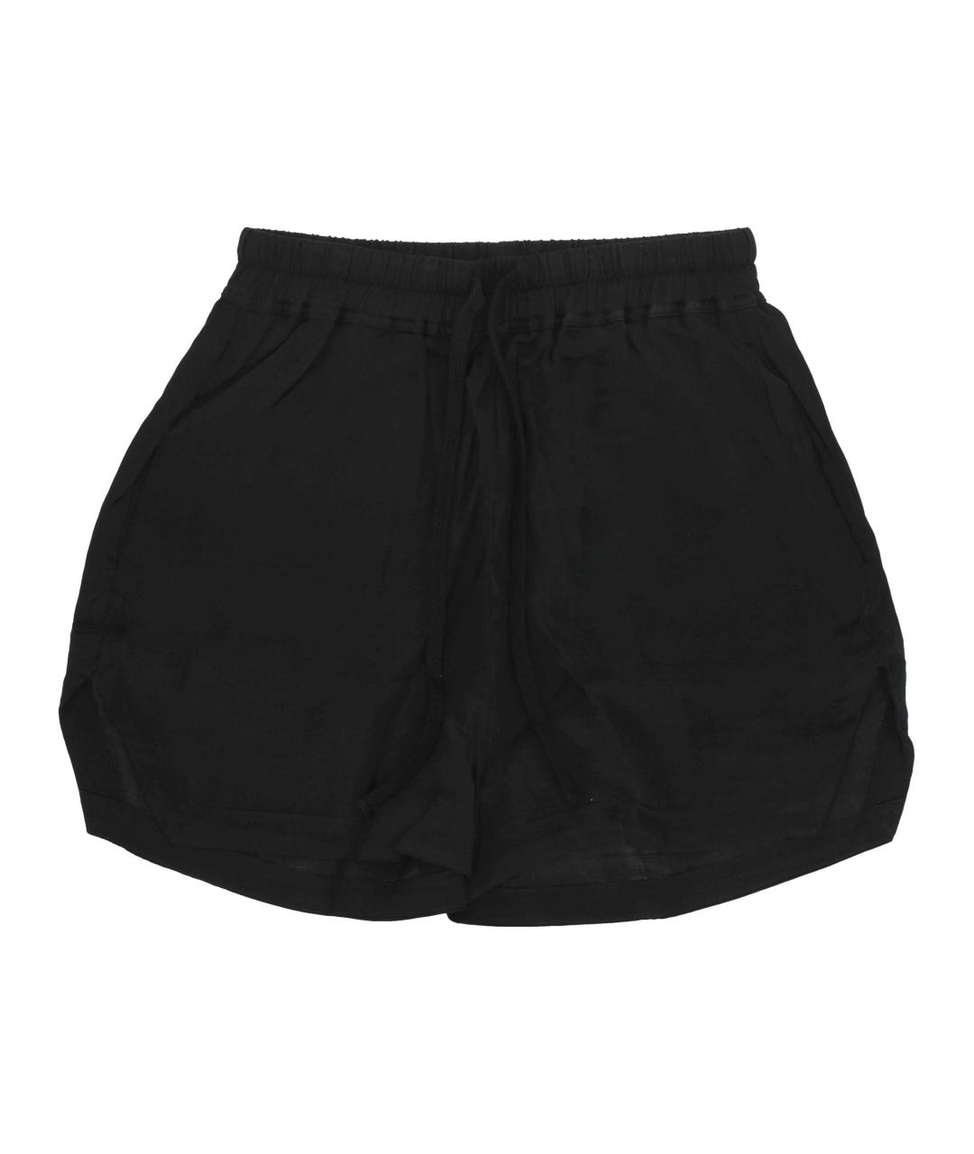 THOM KROM Черные вискозные шорты, фото 1