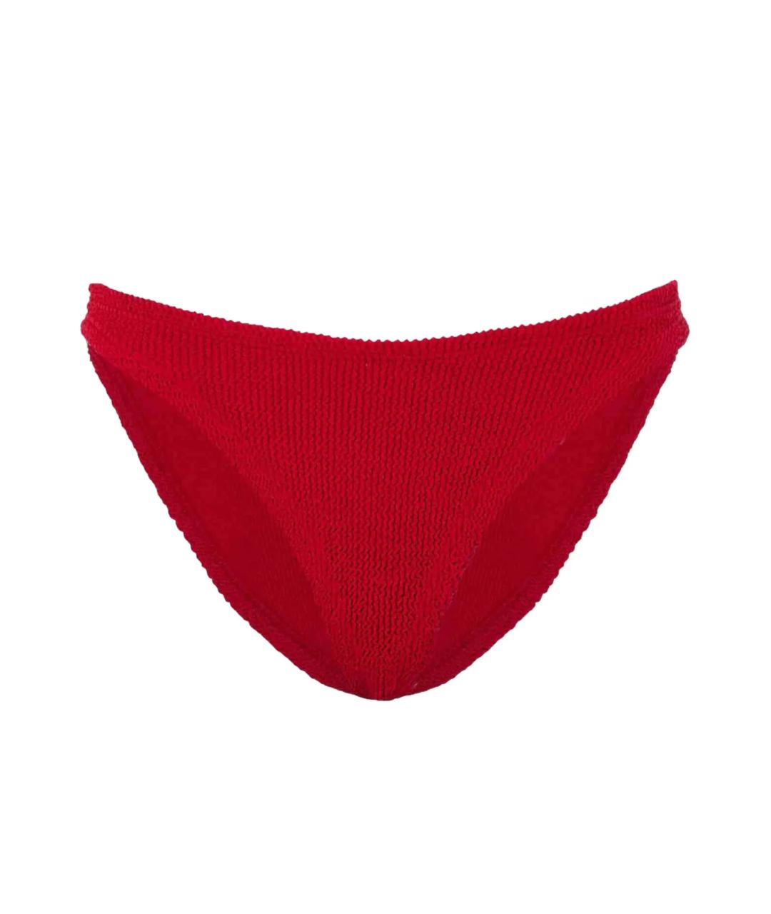 HUNZA G Красный полиамидовый купальник, фото 3