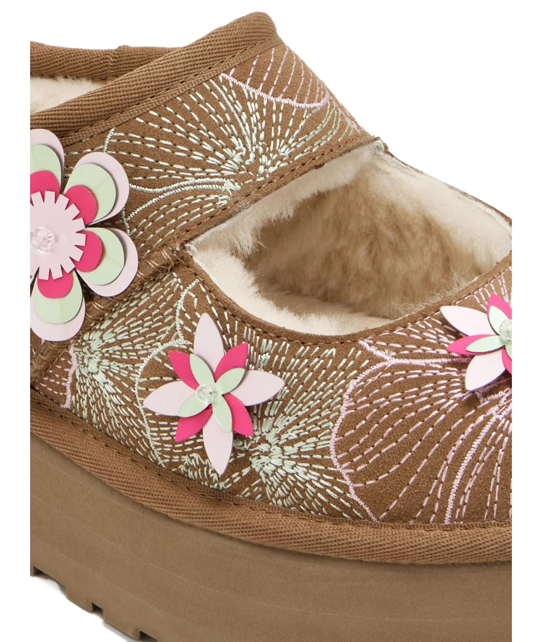 UGG AUSTRALIA Коричневые замшевые мюли, фото 4