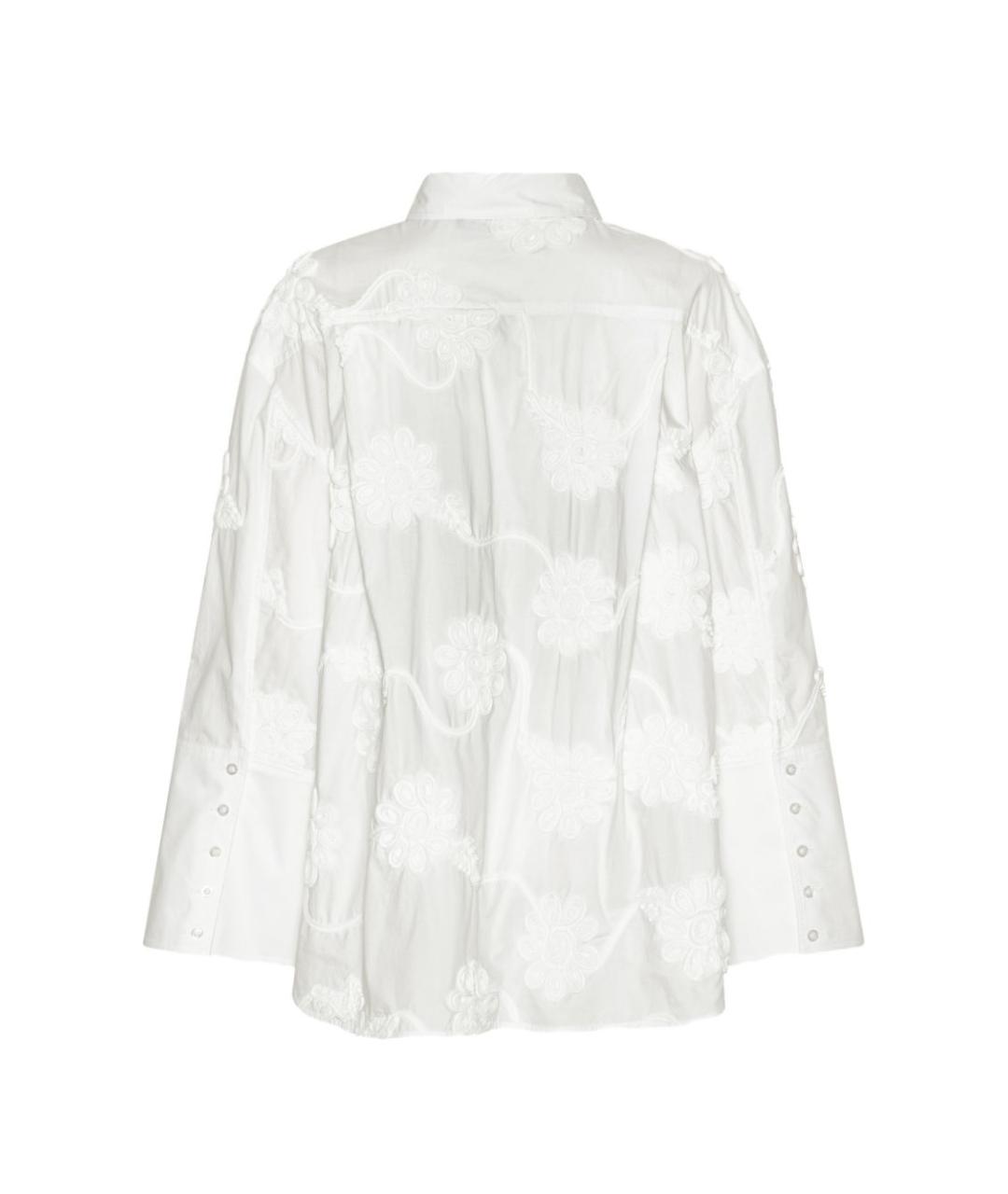 ROTATE Белая хлопковая рубашка, фото 3