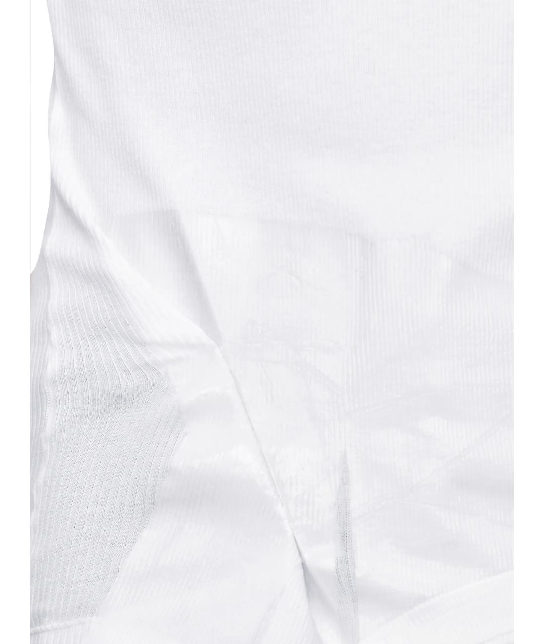 MAISON MARGIELA Белая хлопковая майка, фото 3