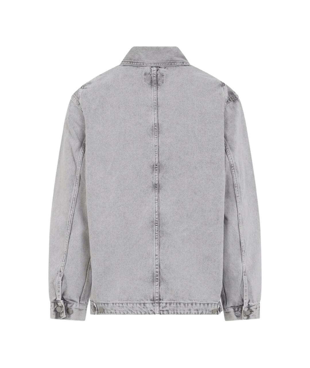 CARHARTT WIP Серая хлопковая куртка, фото 3