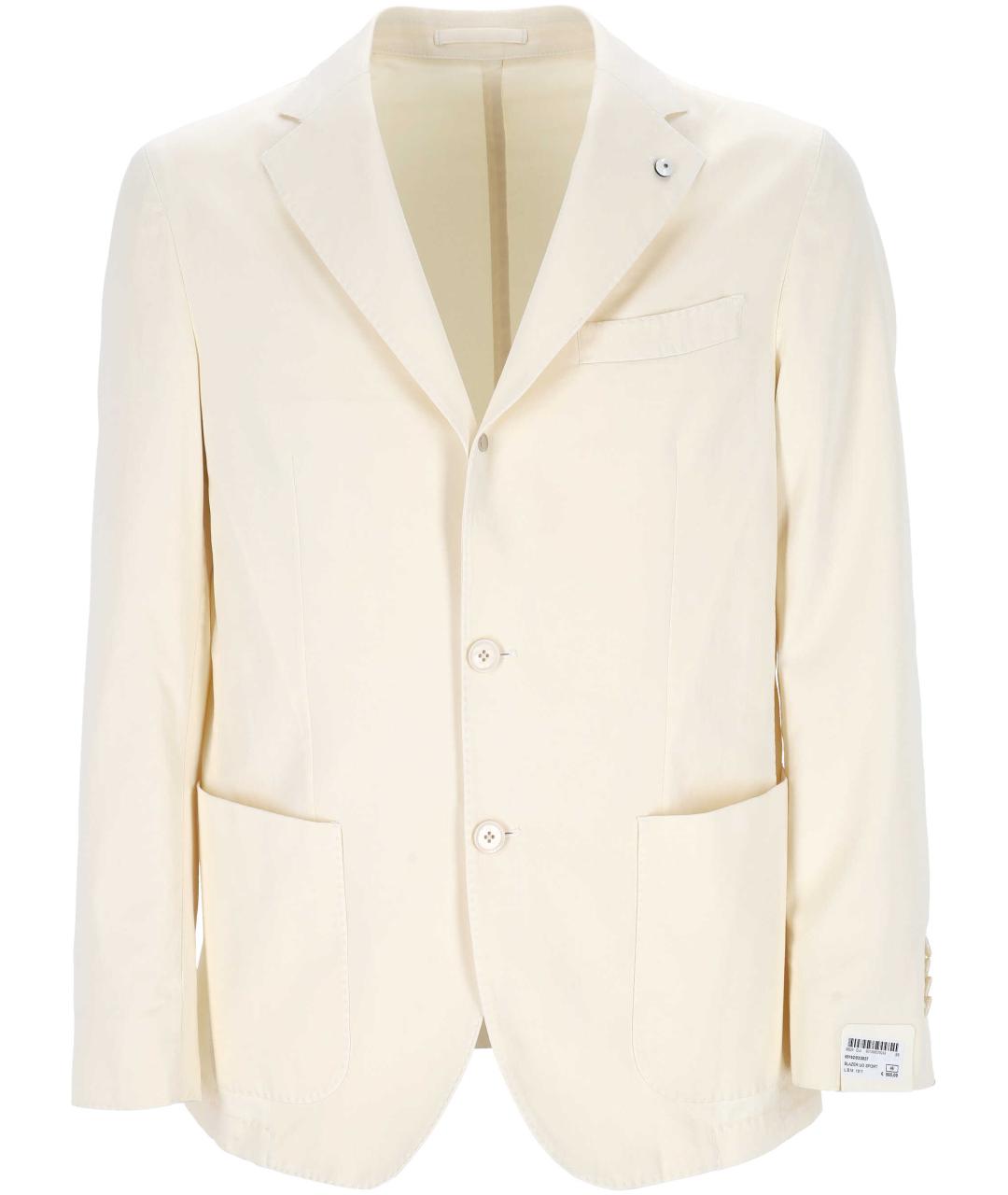 L.B.M. 1911 Бежевый хлопковый пиджак, фото 1