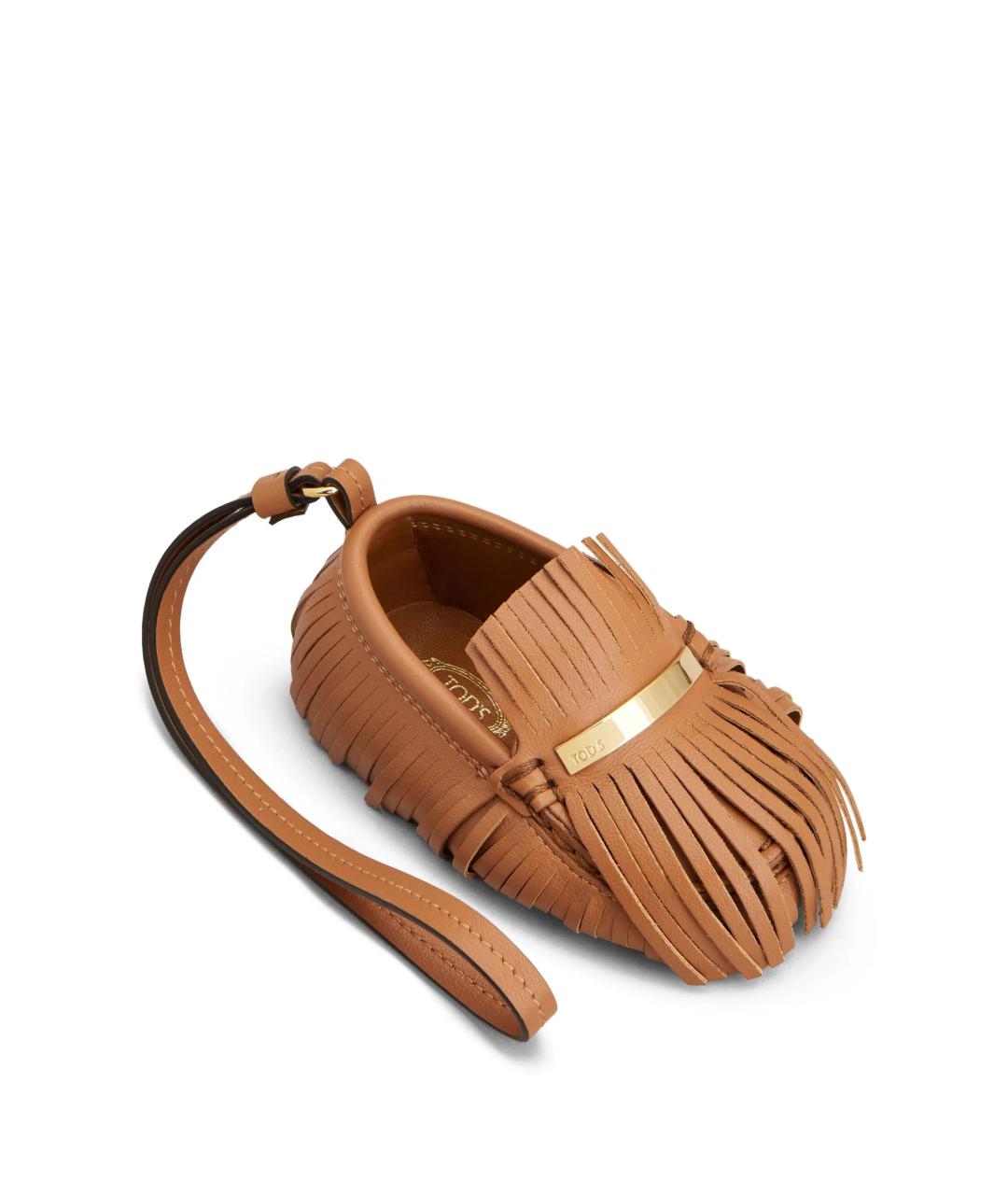 TOD'S Коричневый брелок, фото 2