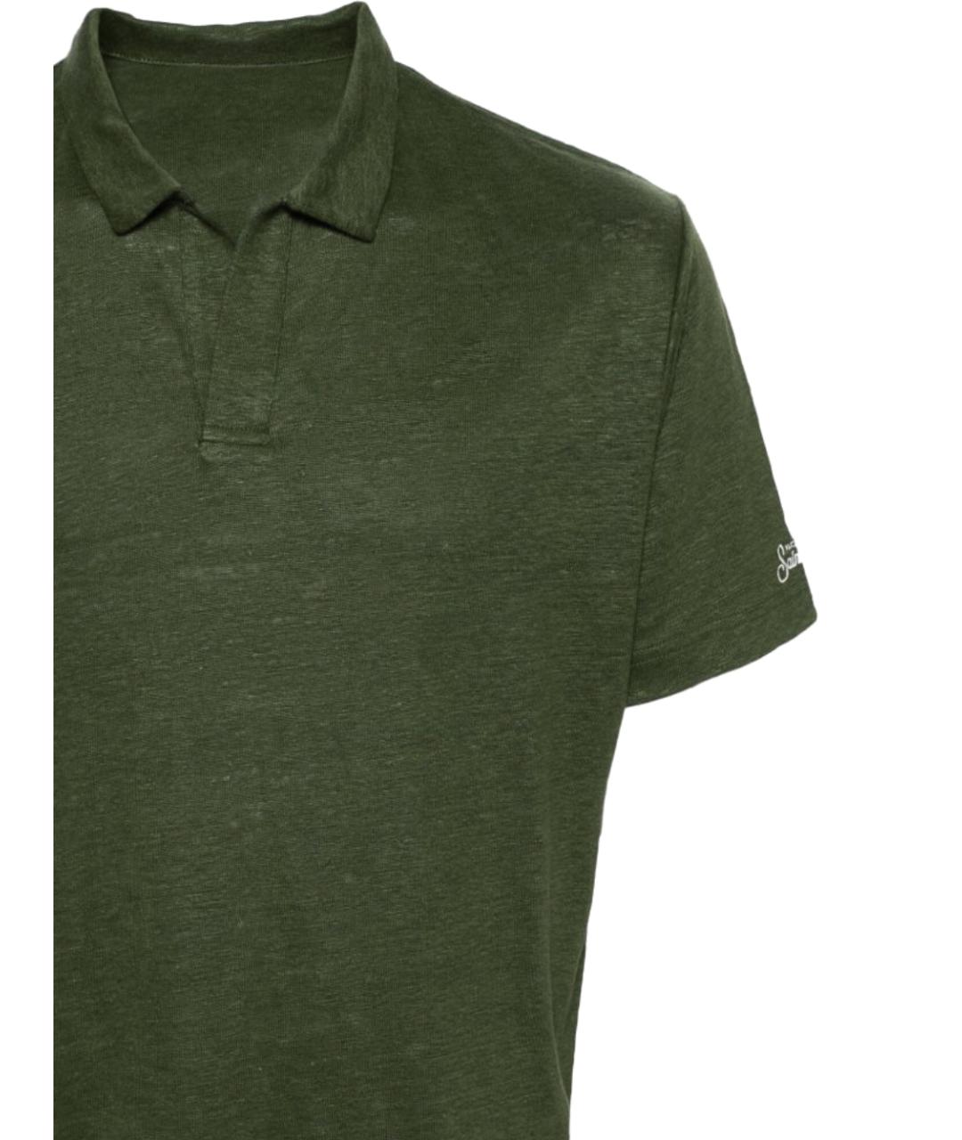 MC2 SAINT BARTH Зеленые поло с коротким рукавом, фото 2