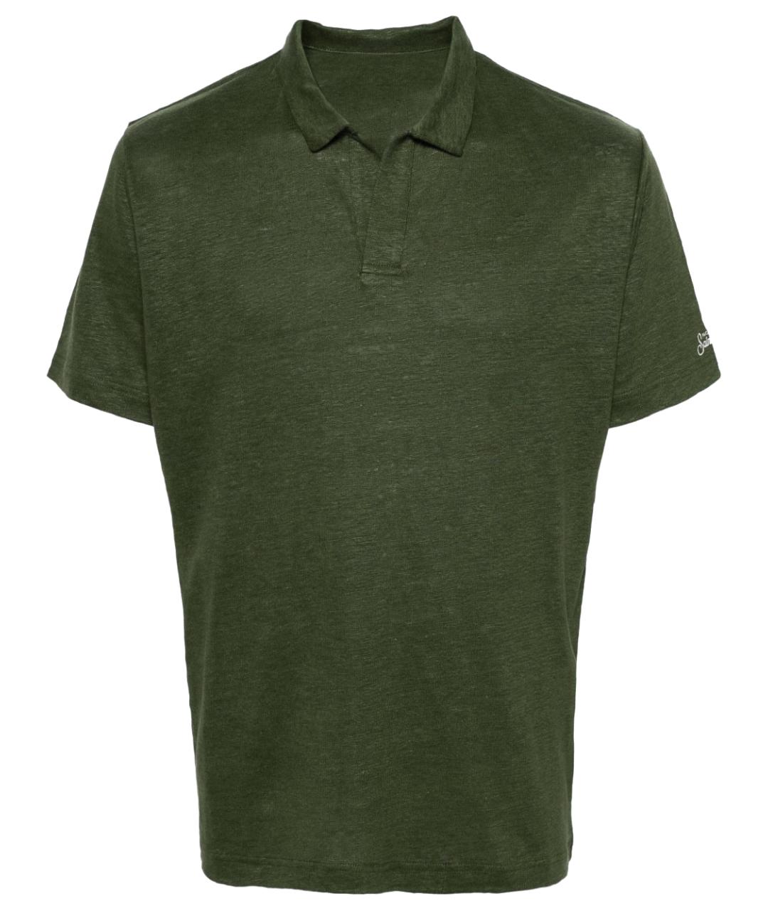 MC2 SAINT BARTH Зеленые поло с коротким рукавом, фото 1