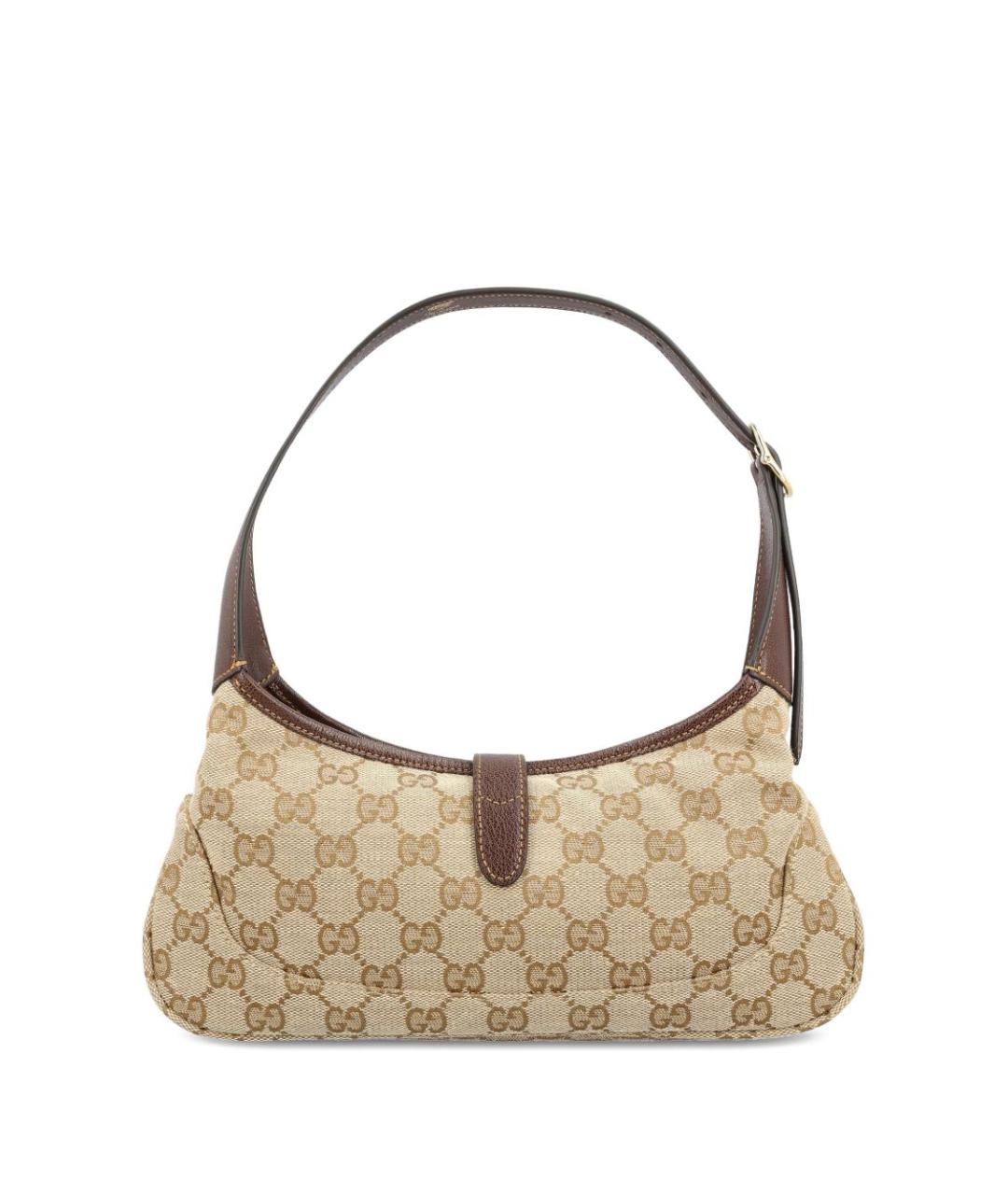 GUCCI Бежевая тканевая сумка через плечо, фото 4