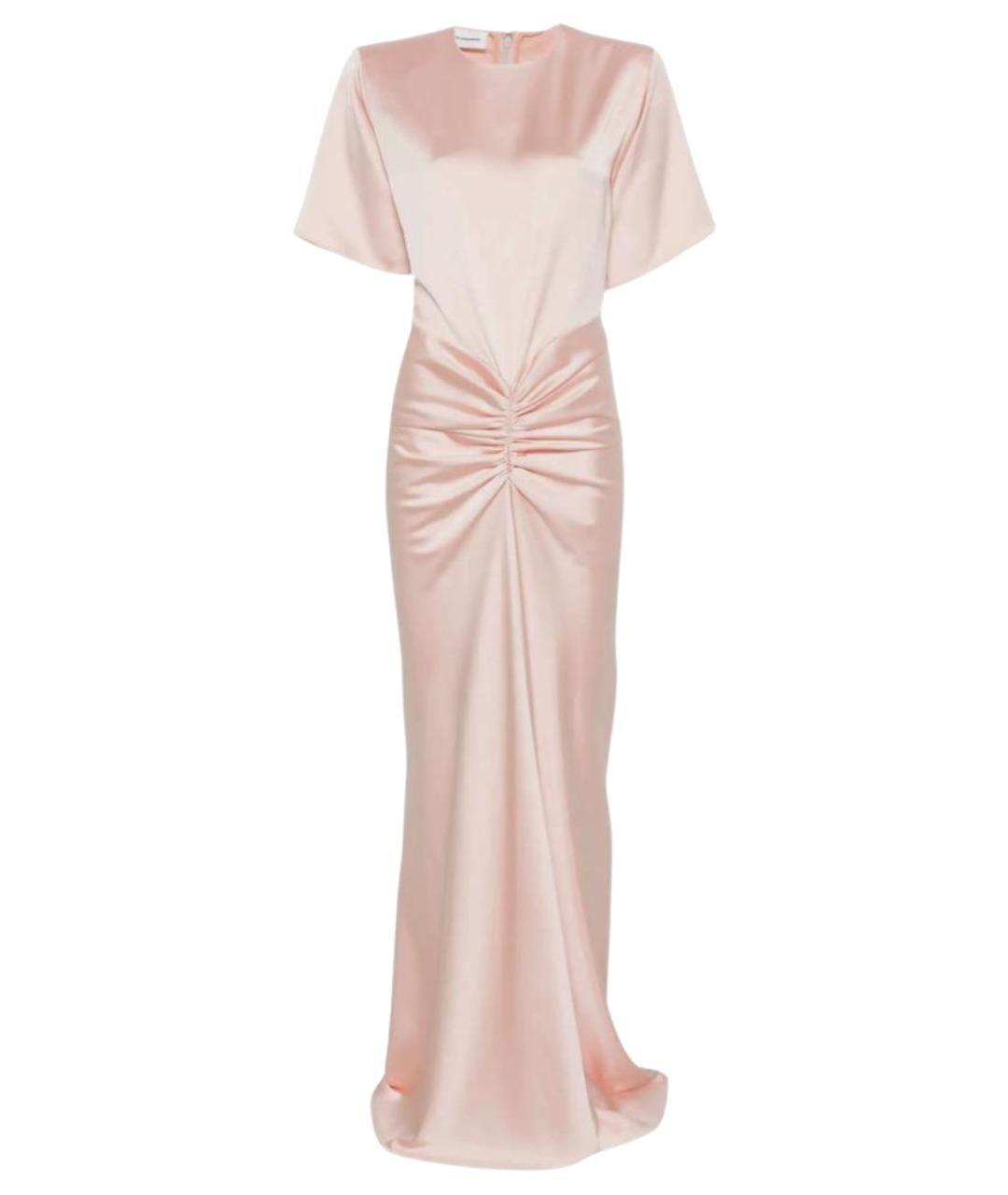 THE ANDAMANE Розовое полиэстеровое вечернее платье, фото 1