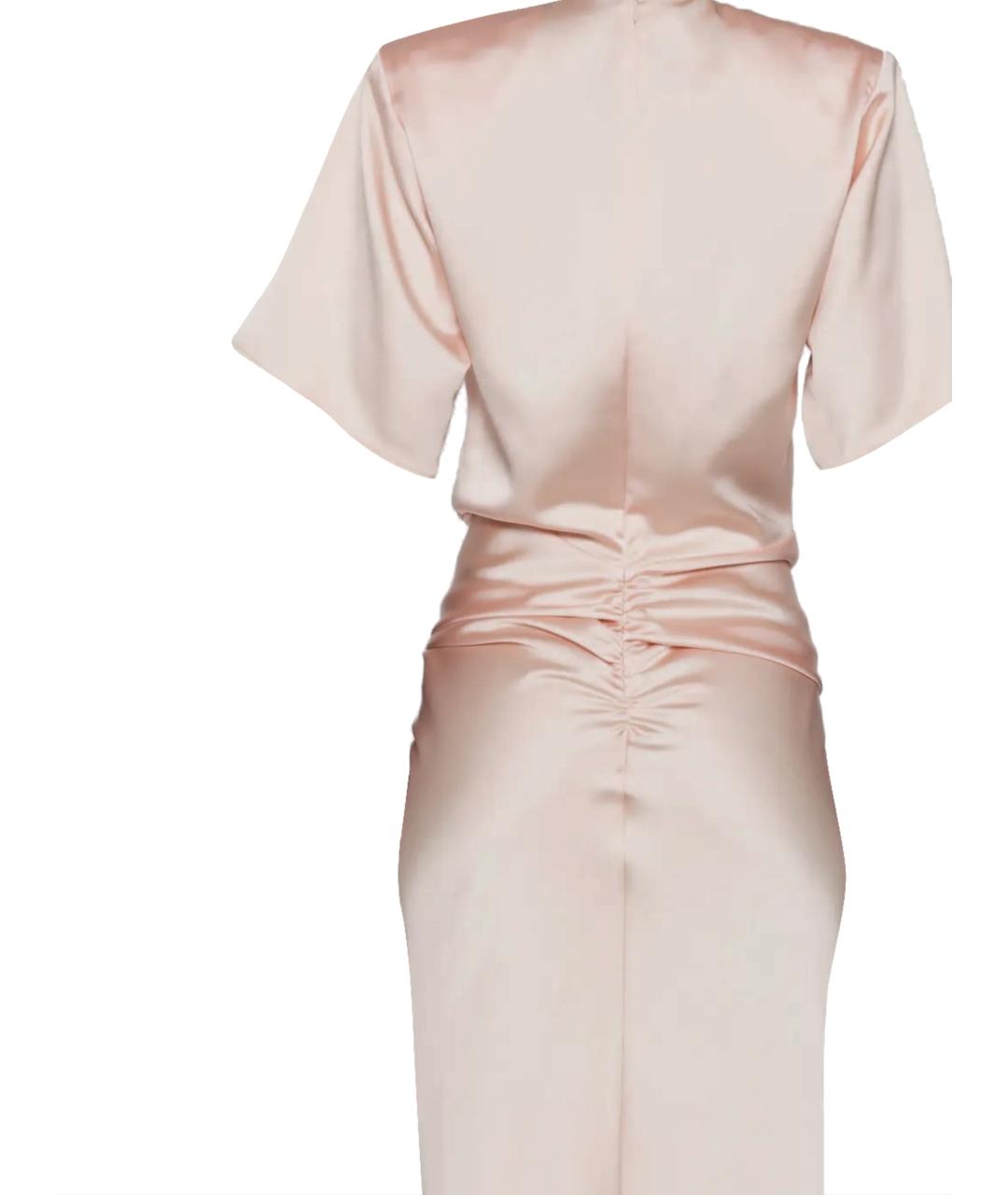 THE ANDAMANE Розовое полиэстеровое вечернее платье, фото 3