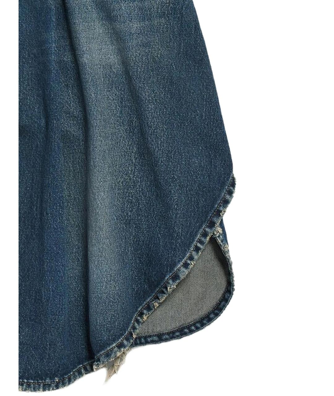 BALENCIAGA Синие хлопковые шорты, фото 2