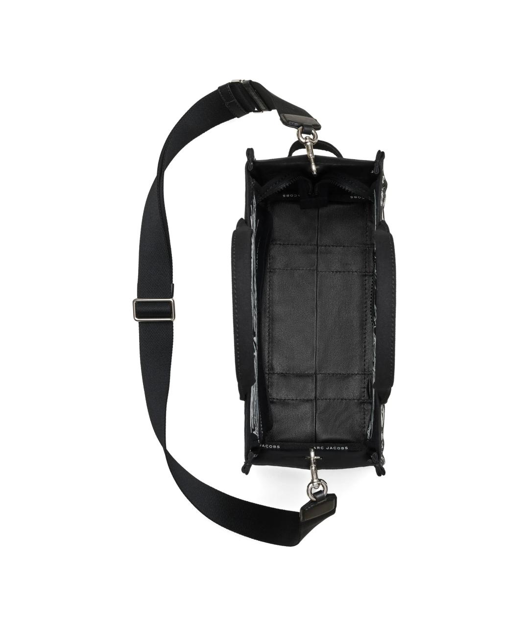 MARC JACOBS Черная тканевая сумка тоут, фото 4