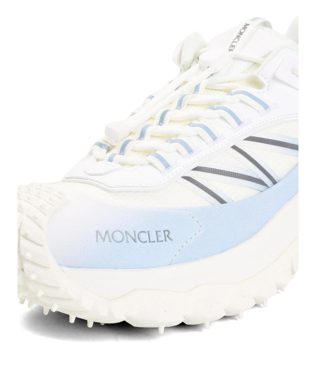 MONCLER Мульти текстильные низкие кроссовки / кеды, фото 4