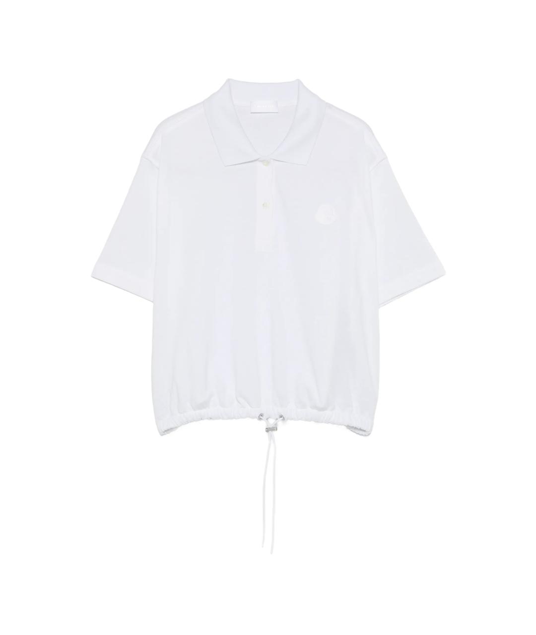 MONCLER Белая хлопковая футболка, фото 1