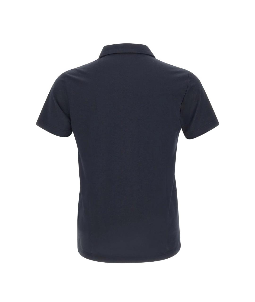 PEUTEREY Темно-синее поло с коротким рукавом, фото 3
