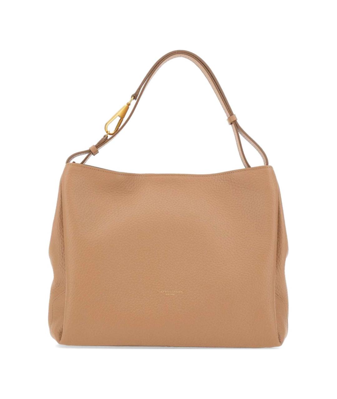Gianni Chiarini Бежевая кожаная сумка тоут, фото 1