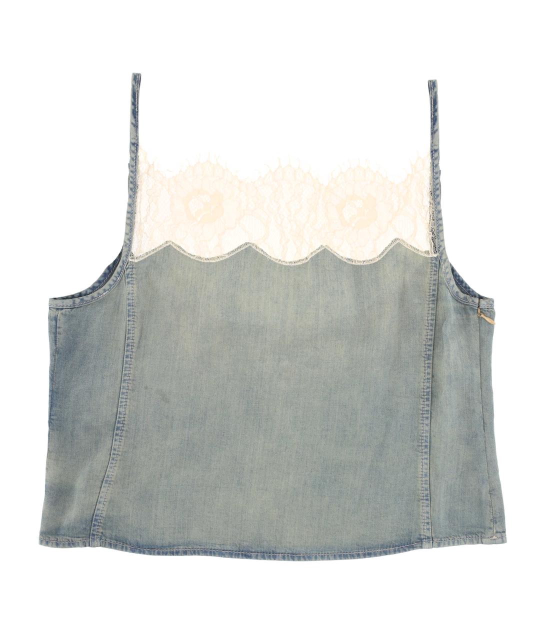 DIESEL Голубая майка, фото 1