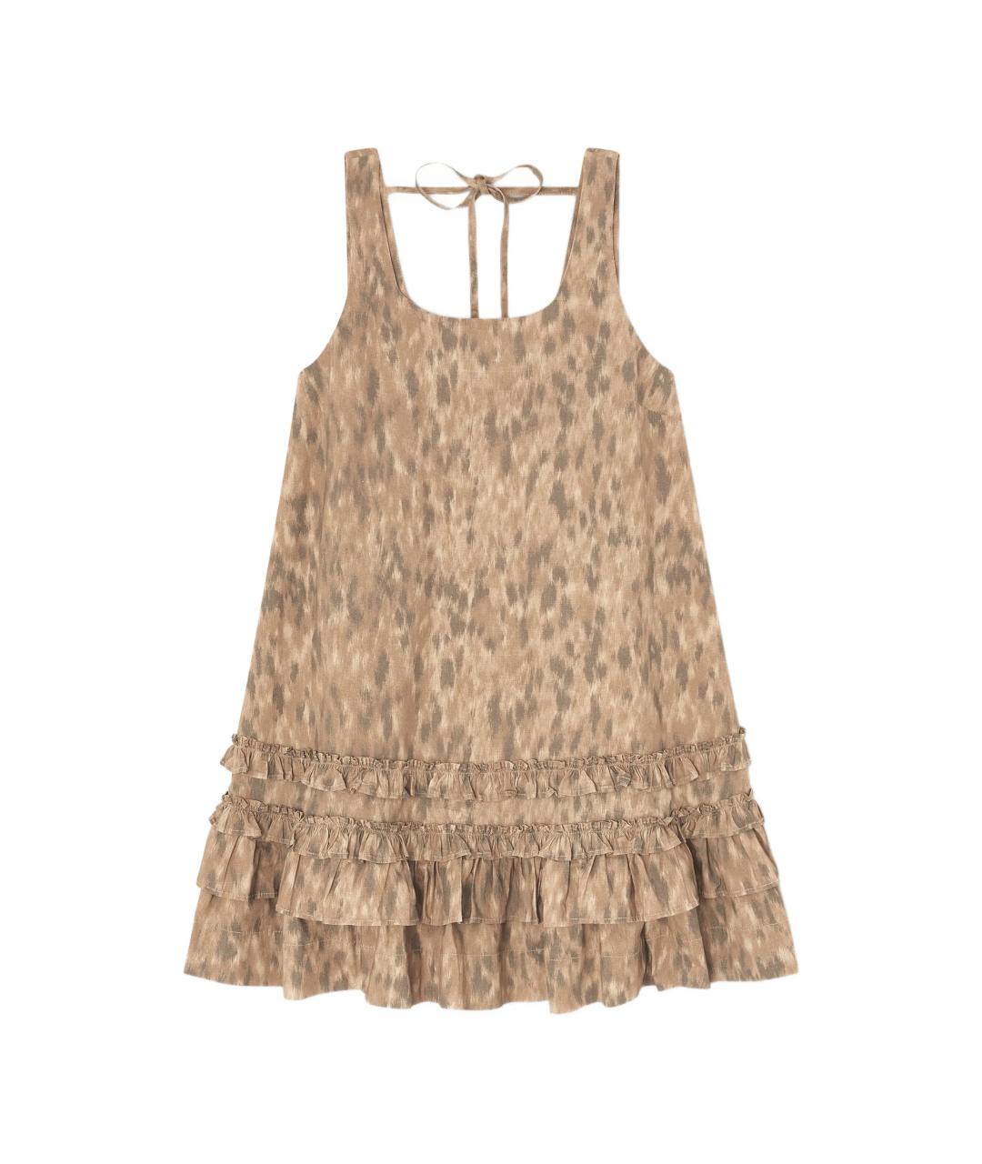 GANNI Мульти хлопковое повседневное платье, фото 1