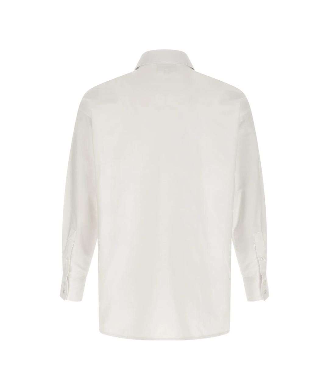 MAISON KITSUNE Белая хлопковая рубашка, фото 4