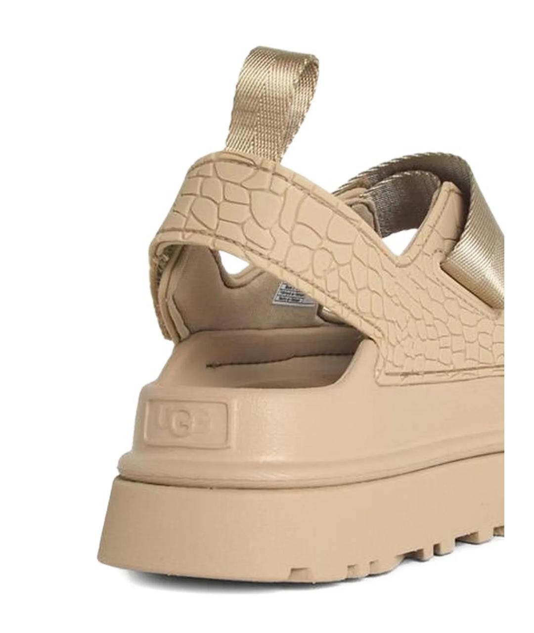 UGG AUSTRALIA Бежевые босоножки, фото 4