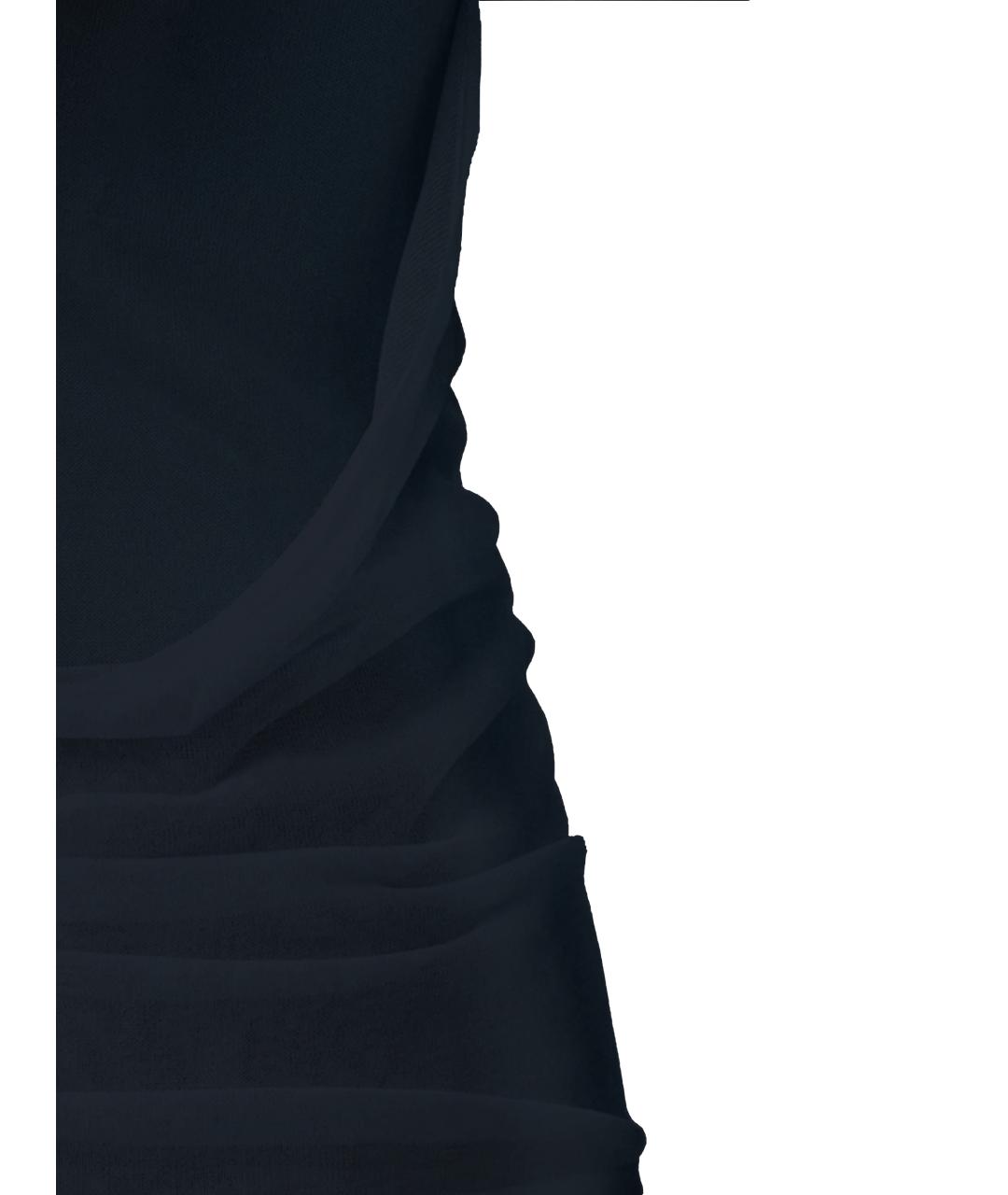 JACQUEMUS Темно-синяя вискозная майка, фото 3