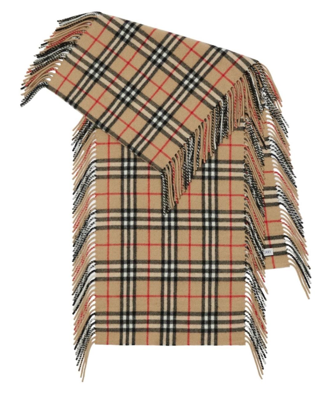 BURBERRY Мульти кашемировый шарф, фото 1