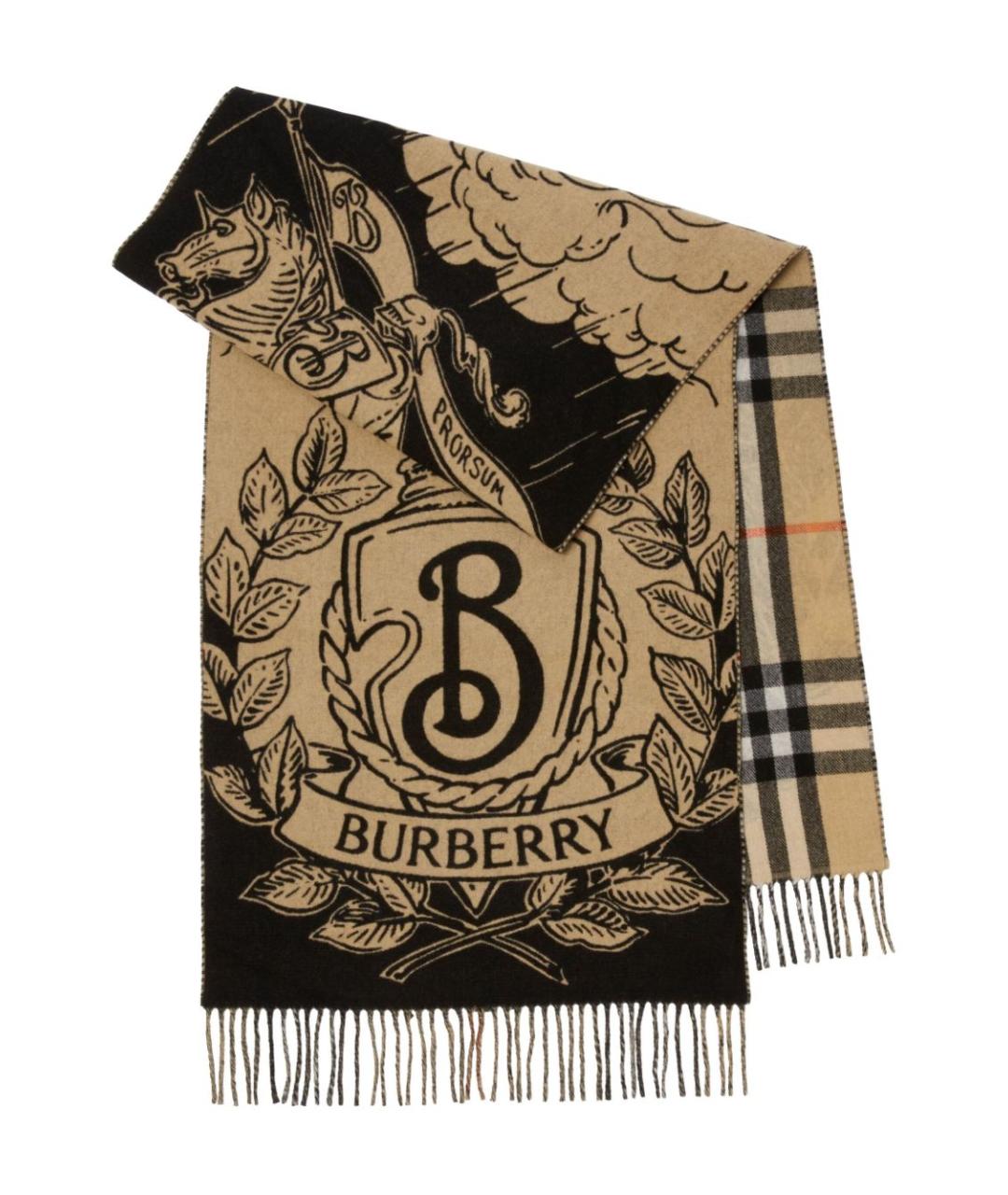 BURBERRY Мульти кашемировый шарф, фото 1