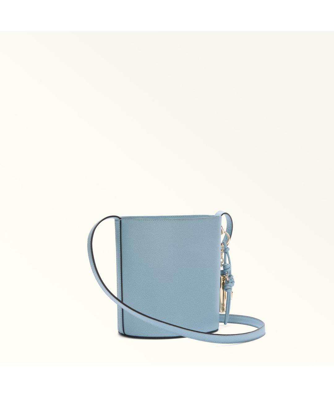 FURLA Голубая кожаная сумка через плечо, фото 2