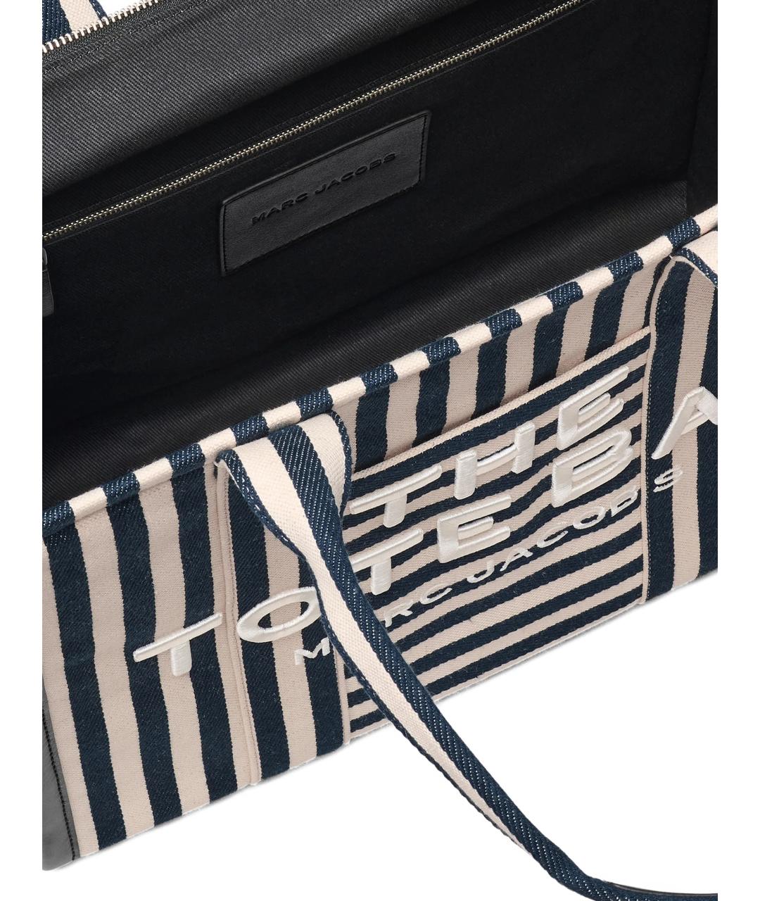 MARC JACOBS Синяя хлопковая сумка тоут, фото 4