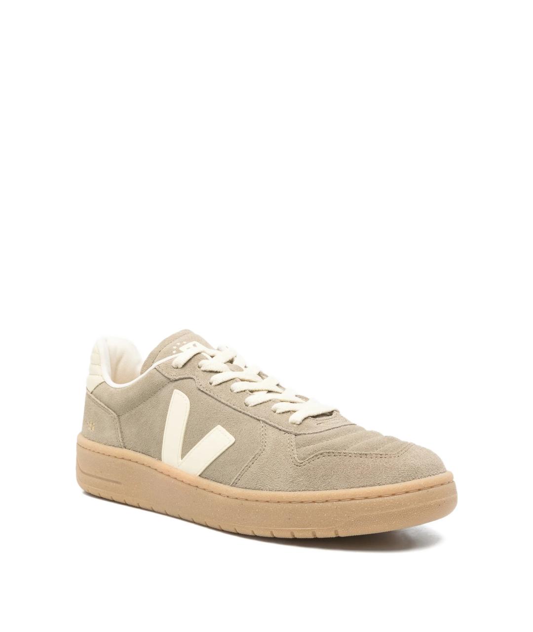 VEJA Бежевые замшевые низкие кроссовки / кеды, фото 2