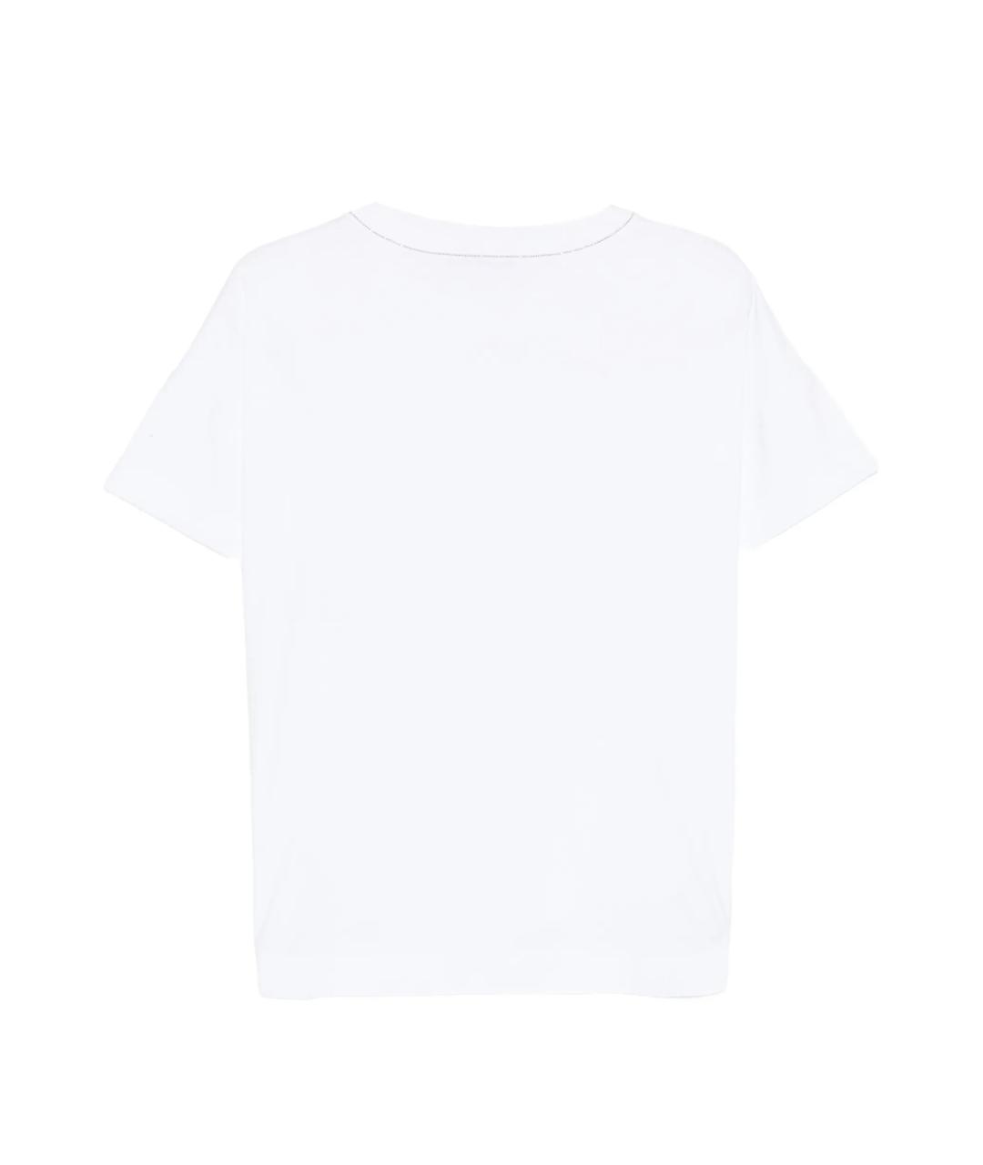 D.EXTERIOR Белая хлопковая футболка, фото 3