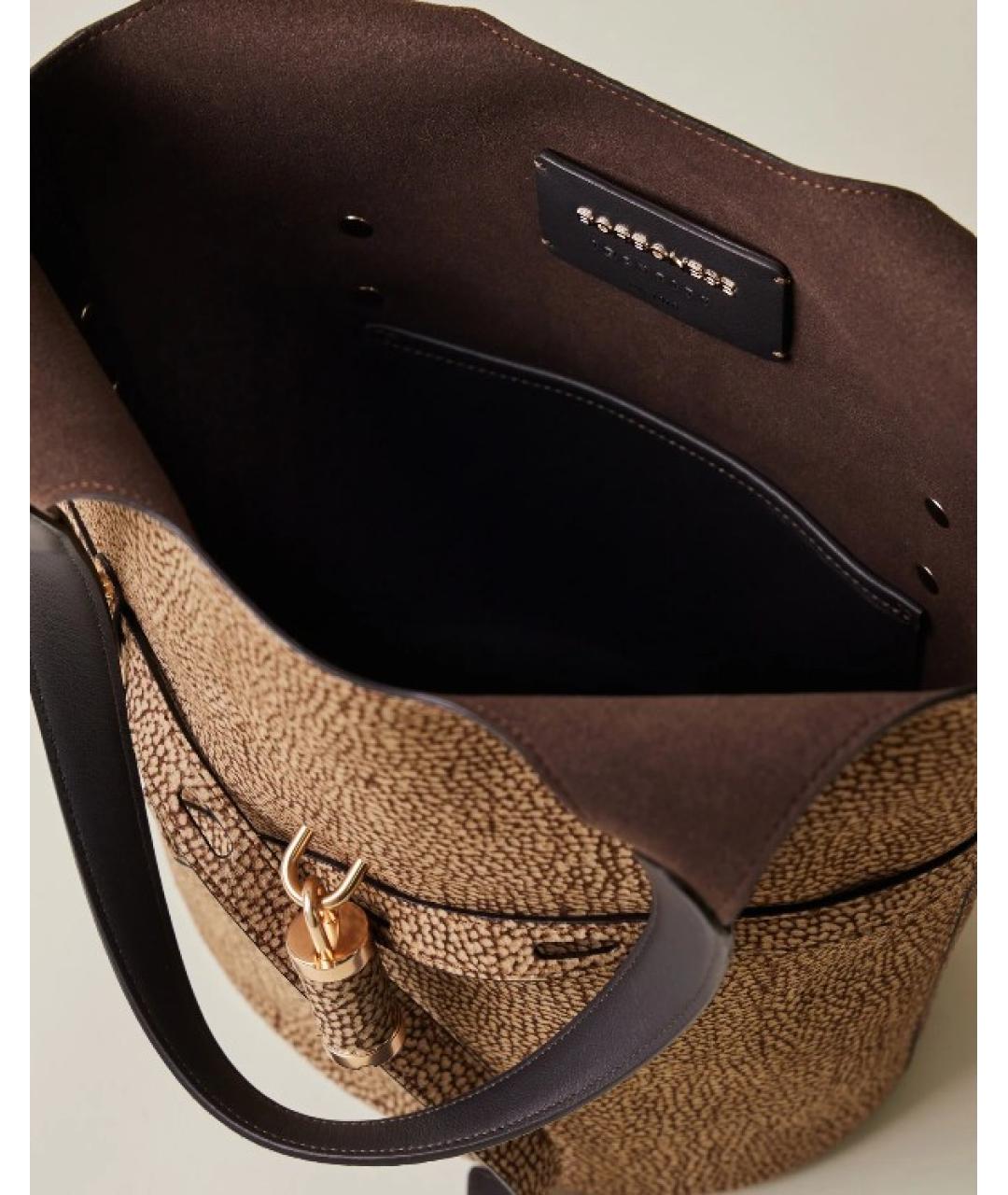 BORBONESE Кожаная сумка тоут, фото 3