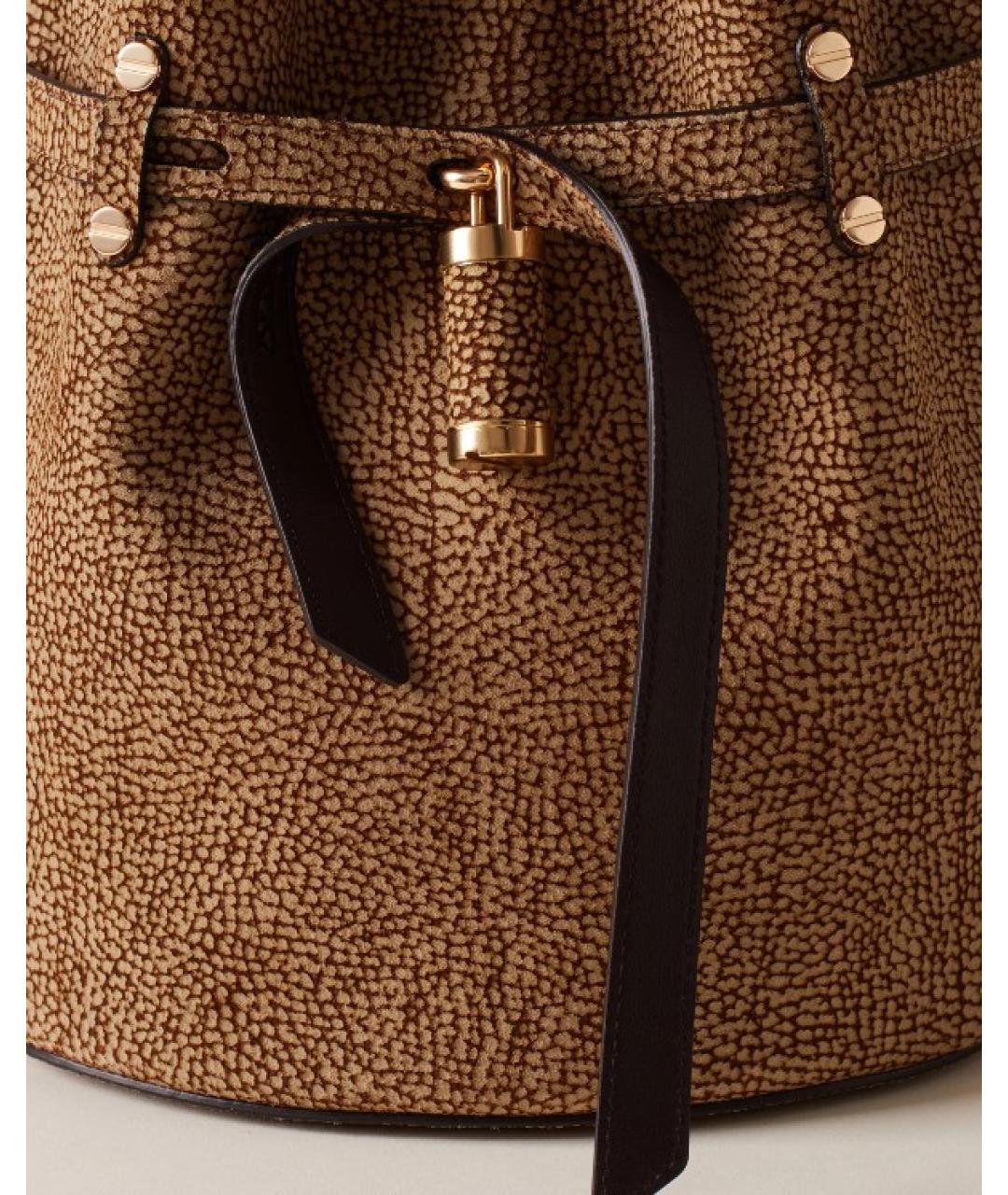 BORBONESE Кожаная сумка тоут, фото 4