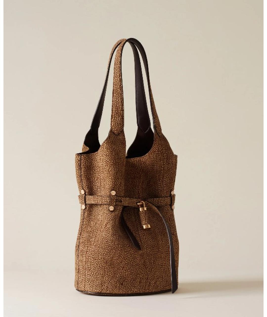 BORBONESE Кожаная сумка тоут, фото 2