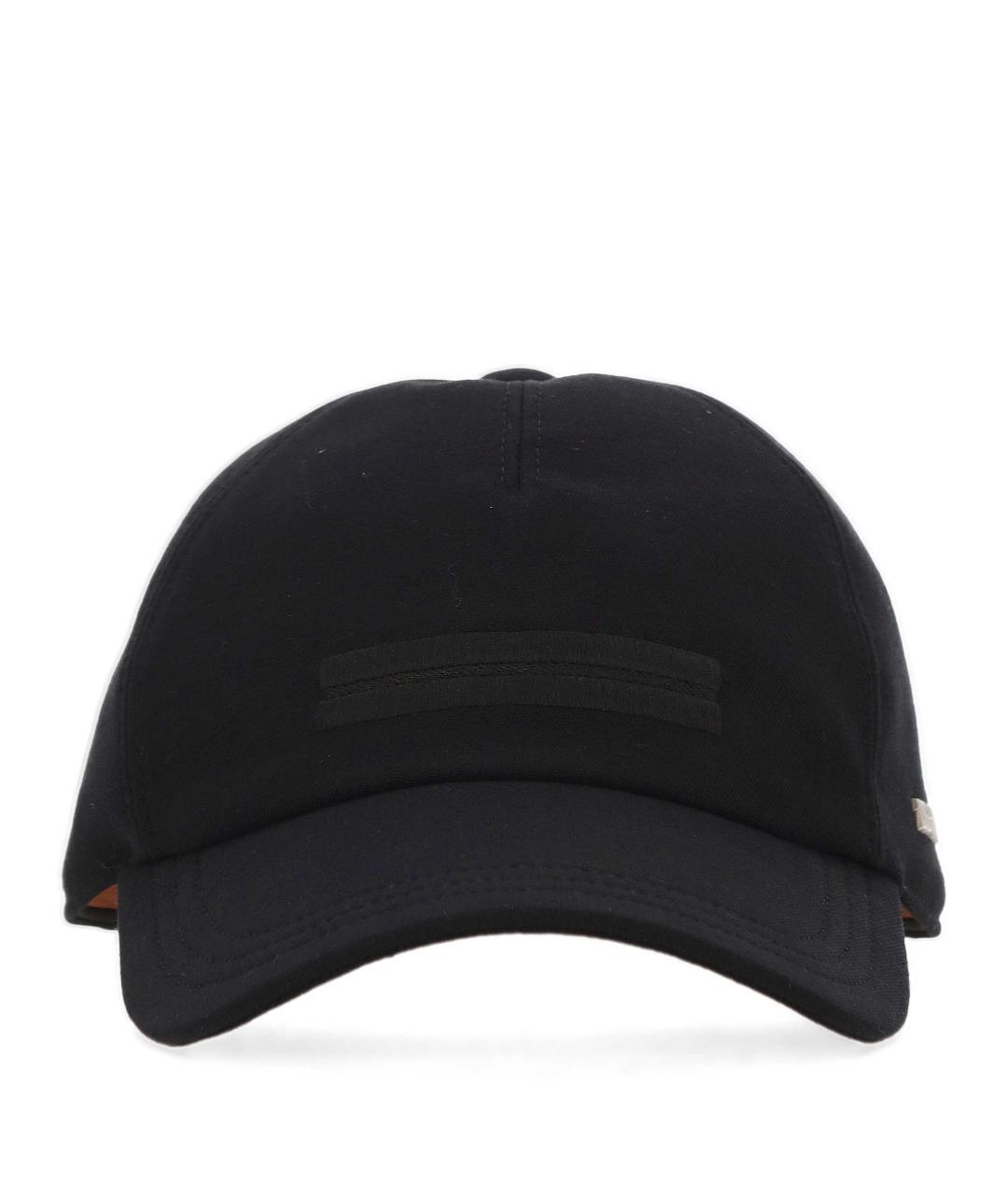 ZEGNA Черная хлопковая кепка/бейсболка, фото 1
