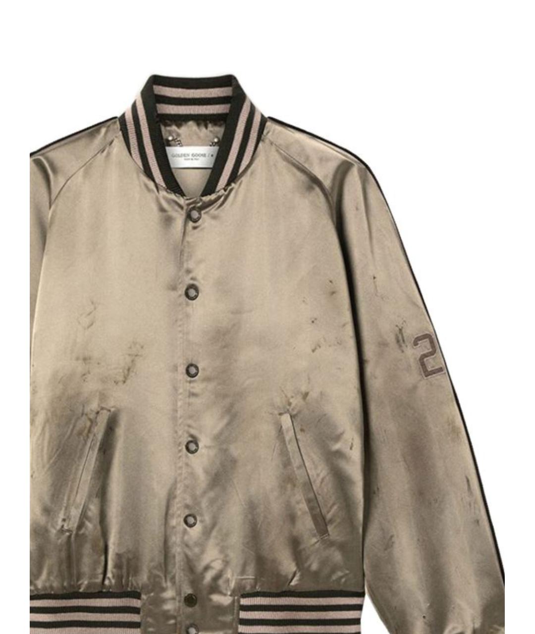 GOLDEN GOOSE DELUXE BRAND Хаки ацетатная куртка, фото 2