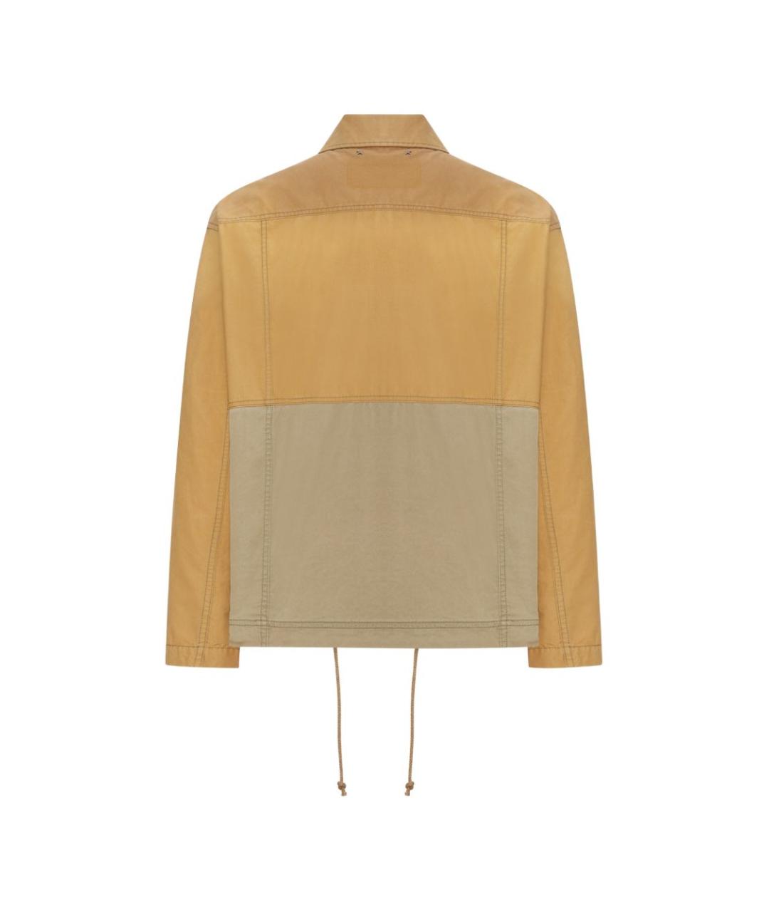 GOLDEN GOOSE DELUXE BRAND Коричневая хлопковая куртка, фото 3