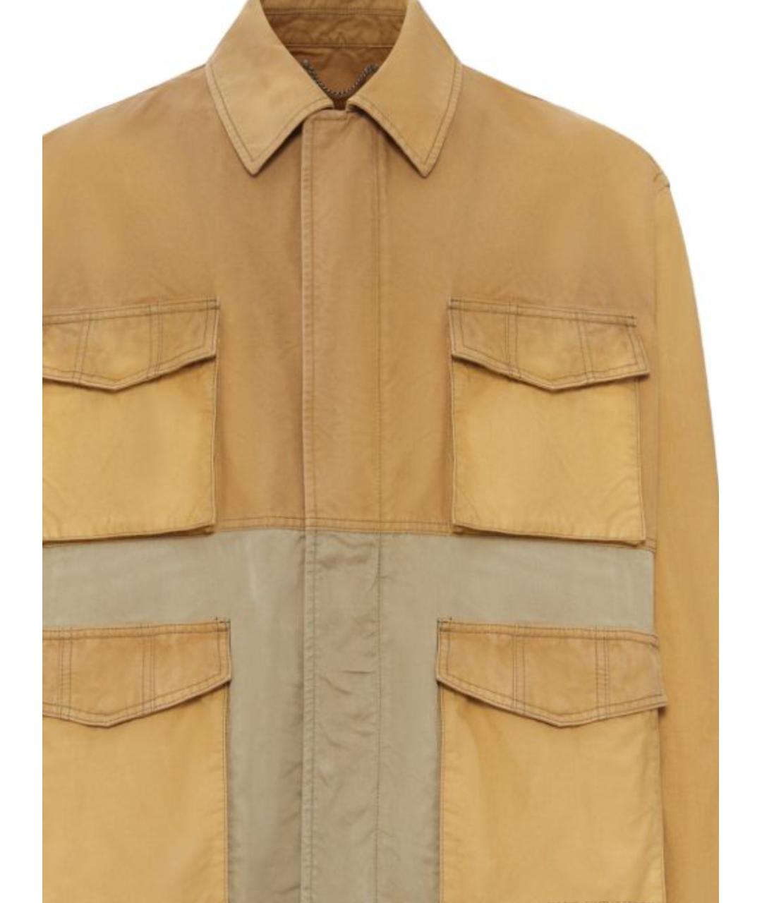 GOLDEN GOOSE DELUXE BRAND Коричневая хлопковая куртка, фото 2