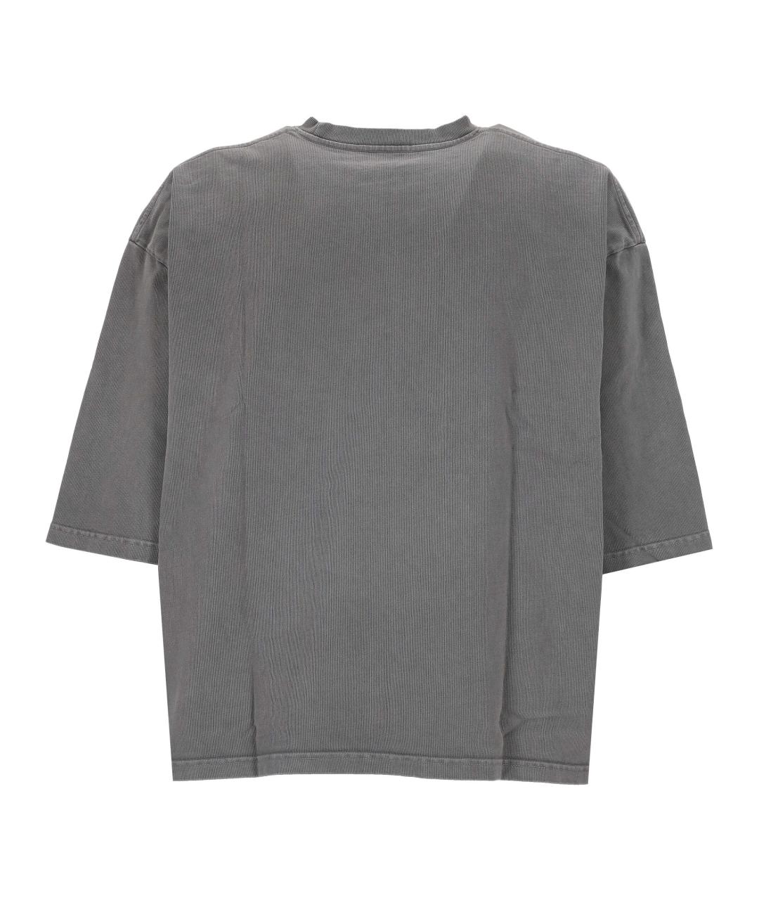 WILLY CHAVARRIA Серая хлопковая футболка, фото 3