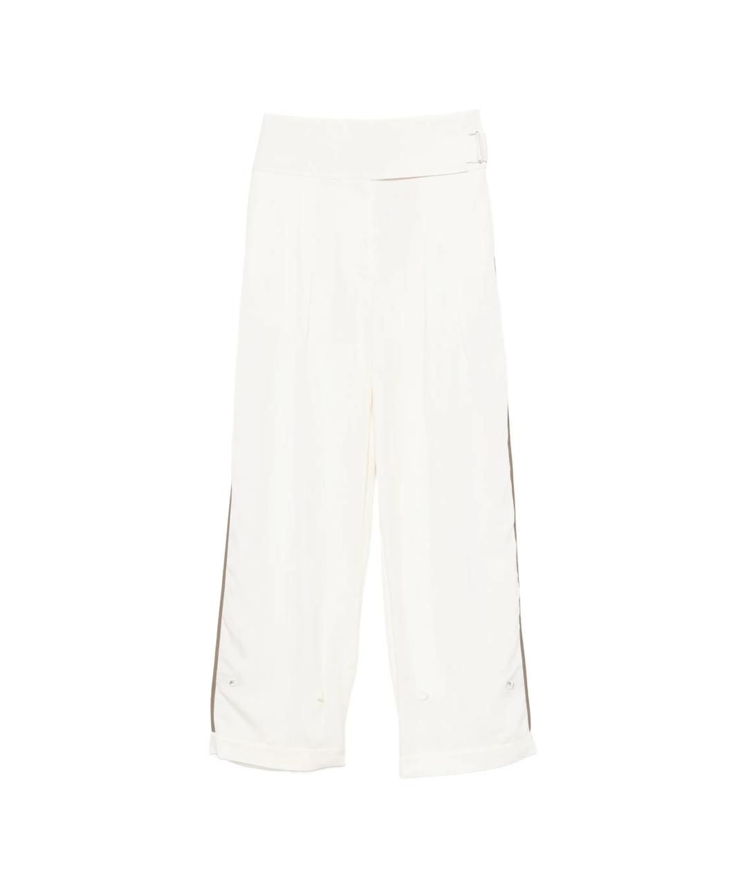 entire studios Бежевые льняные прямые брюки, фото 1