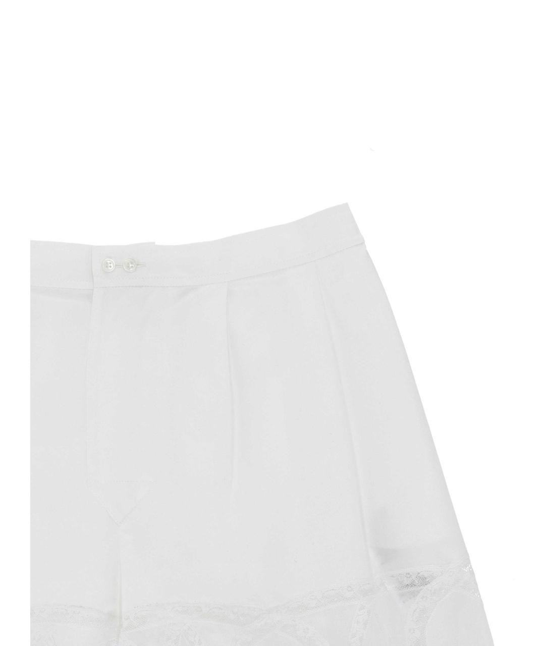 ERMANNO SCERVINO Белые хлопковые шорты, фото 2