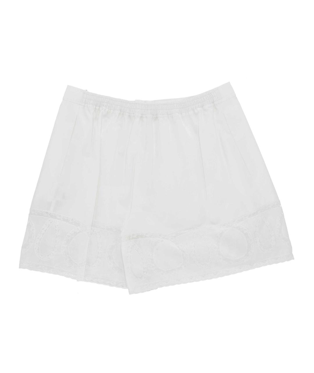 ERMANNO SCERVINO Белые хлопковые шорты, фото 3