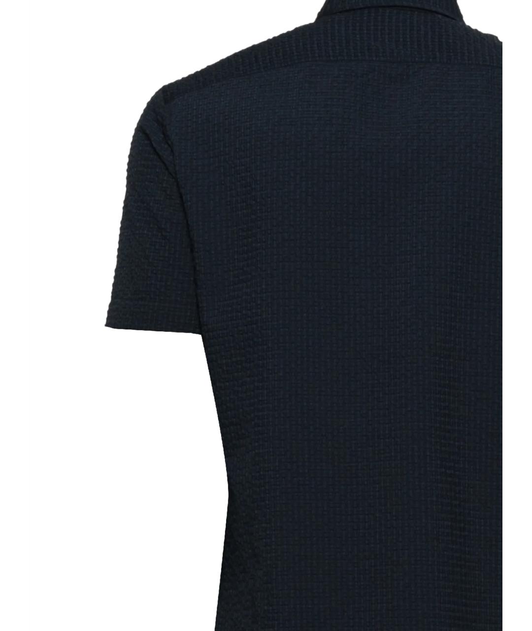 EMPORIO ARMANI Темно-синяя кэжуал рубашка, фото 3