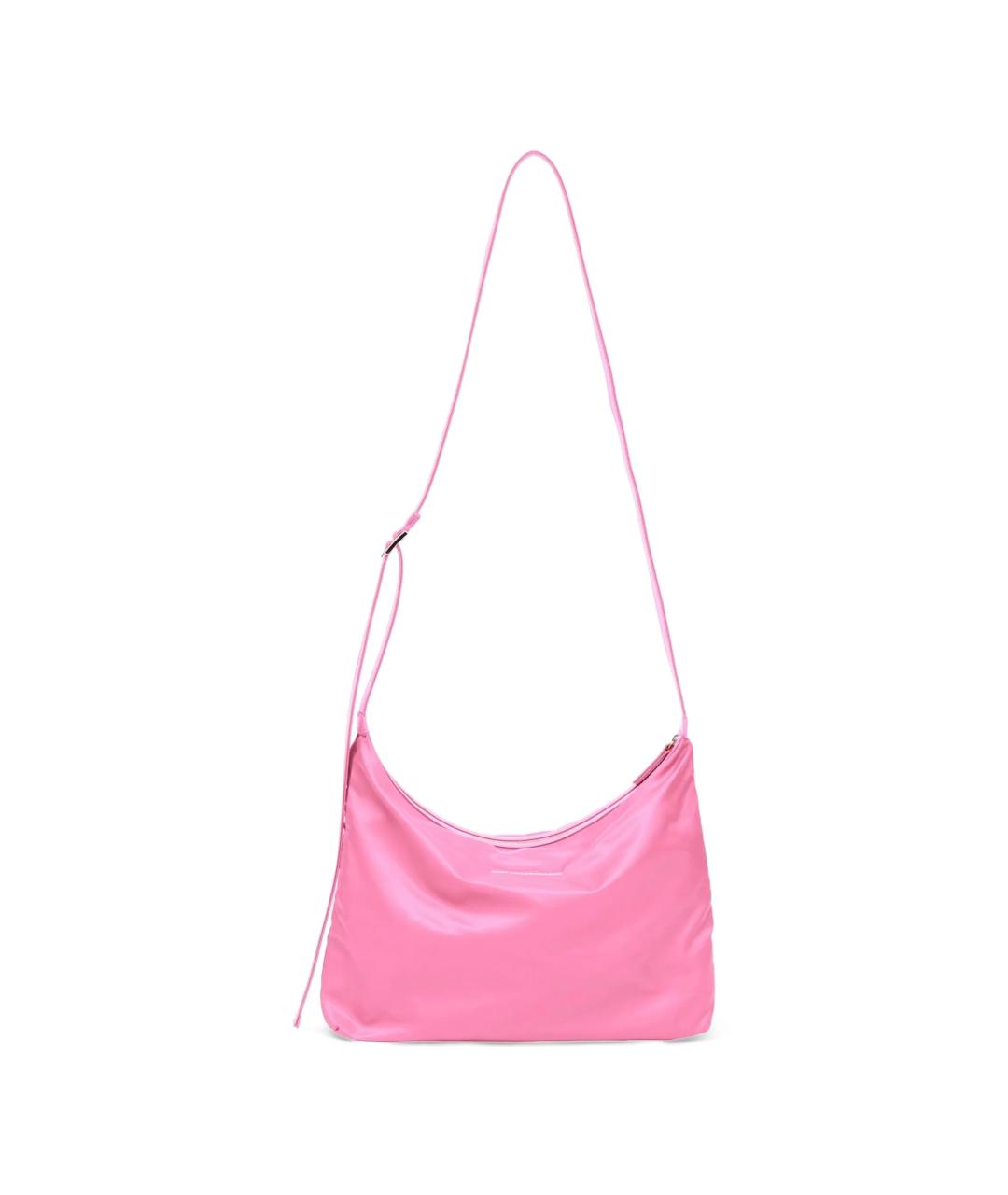 MM6 MAISON MARGIELA Розовая тканевая сумка через плечо, фото 3