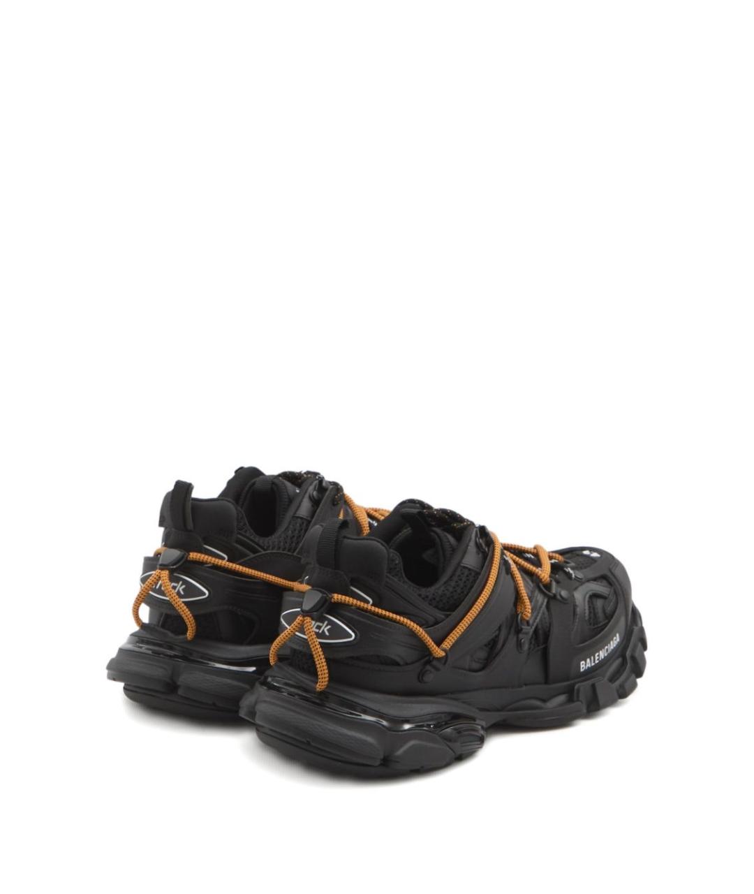 BALENCIAGA Черные текстильные низкие кроссовки / кеды, фото 4