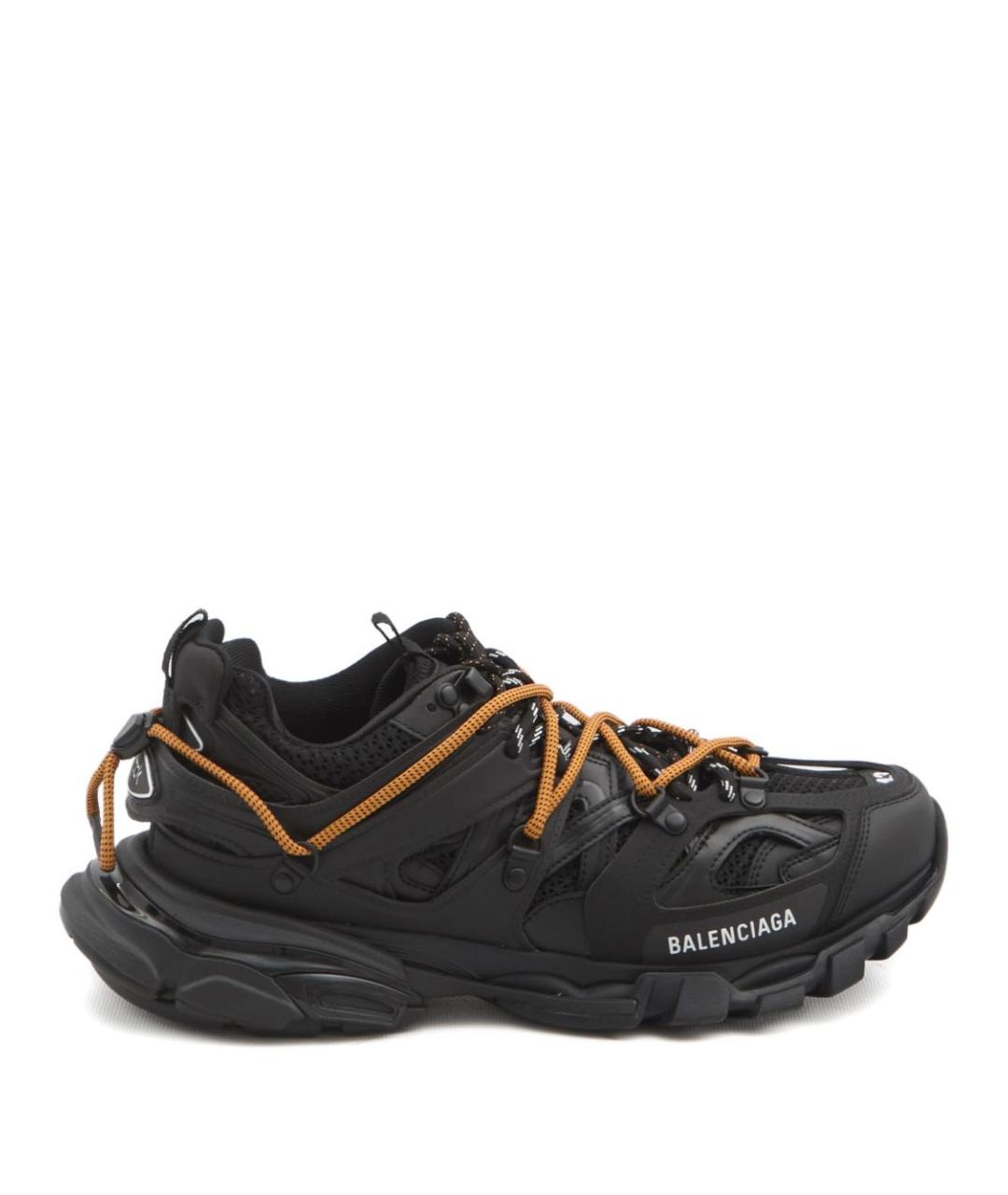 BALENCIAGA Черные текстильные низкие кроссовки / кеды, фото 1