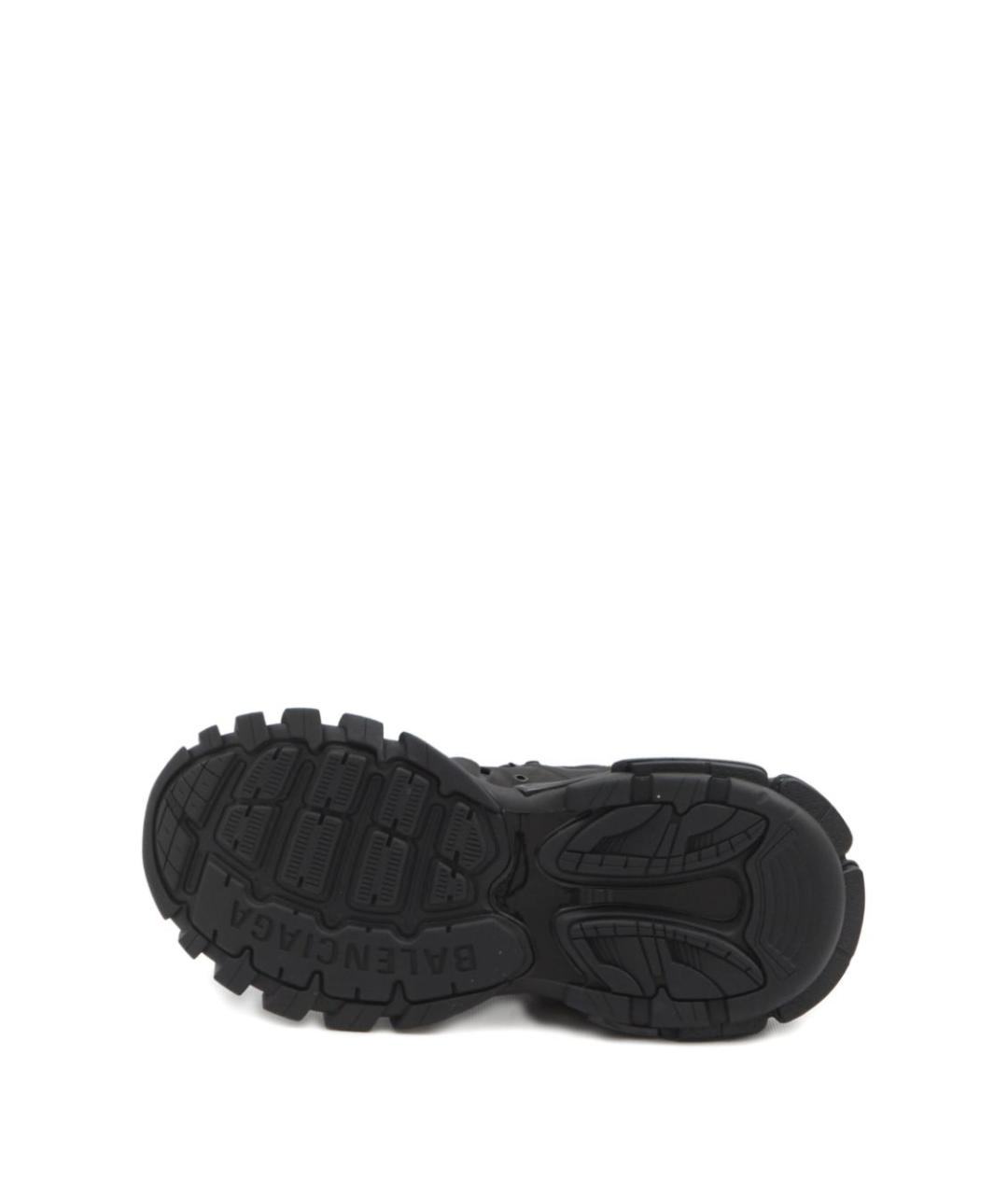 BALENCIAGA Черные текстильные низкие кроссовки / кеды, фото 5