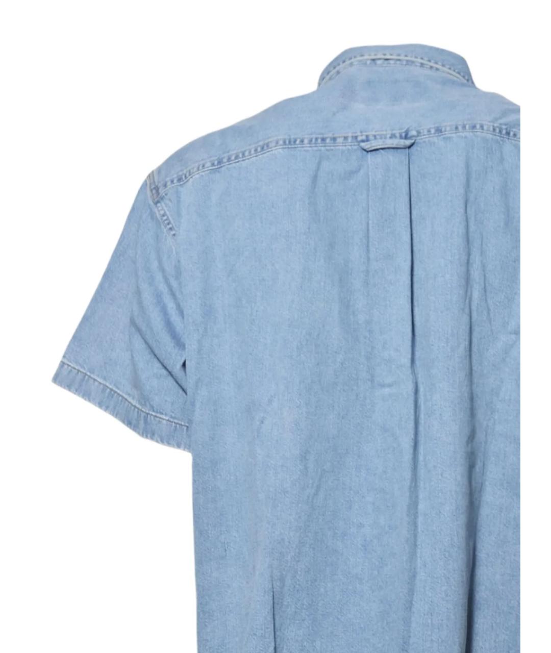 CARHARTT WIP Голубая хлопковая кэжуал рубашка, фото 3